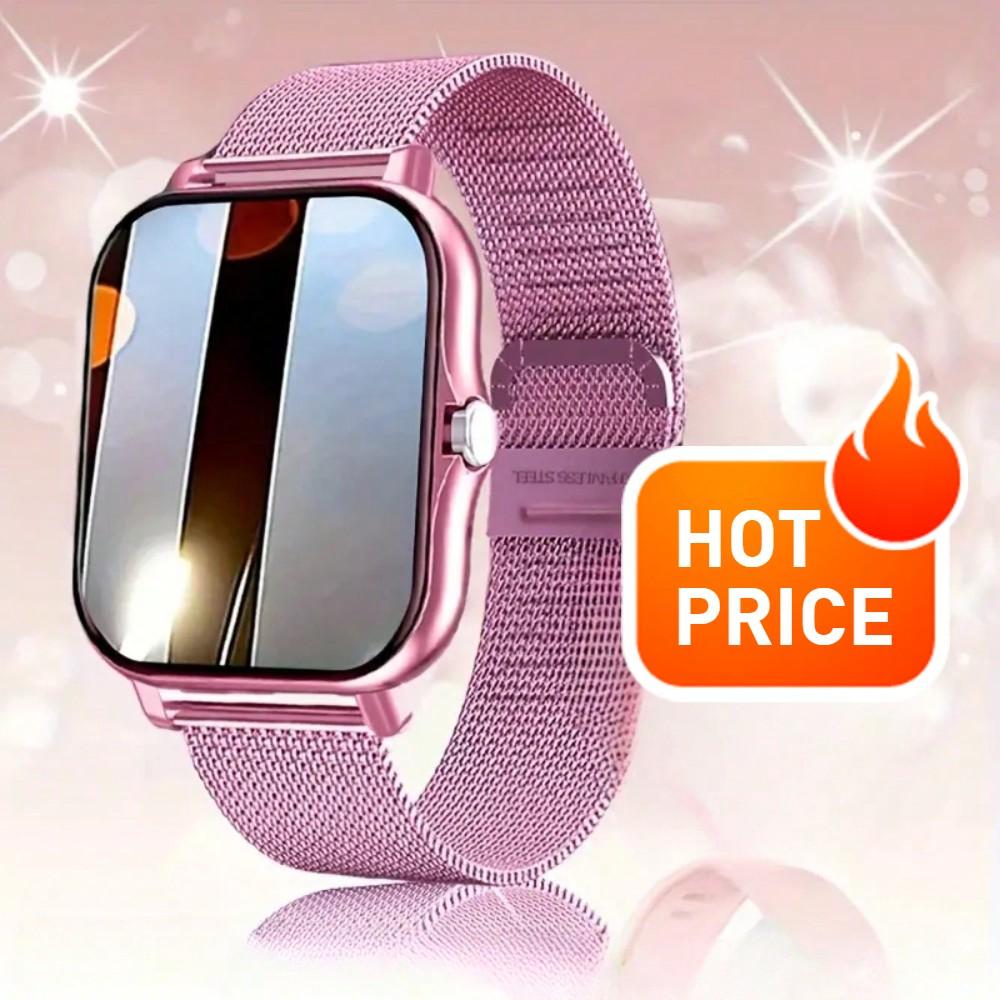 2025 Smartklokke - 1,83" Skjerm Bluetooth-samtale Vanntett Søvnmonitor Skritteller for iPhone Android