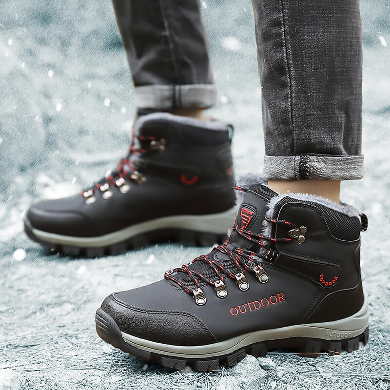 39-46 Men's Large Size In Winter High-top Cotton Shoe Outdoor Hiking Shoes Hiking Shoes