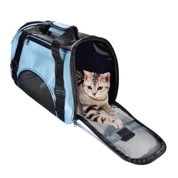 Portable Dog Travel Backpack Breathable Mesh Cat Puppy Shoulder Carrier Bag for Pet Dogs Outdoor Carring Bag