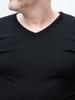 CLUB Sakazen Super Warm Stretch Long Sleeve Size 8L B&T Men's Heat-Relieving V-Neck Undershirt, Black,