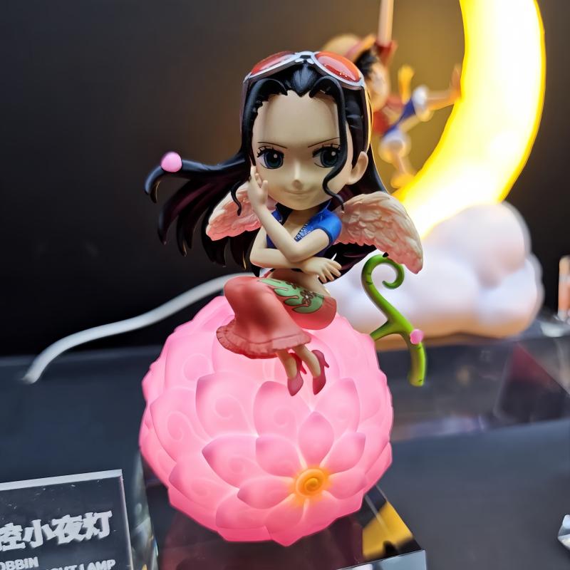 Anime One Piece Devil Fruit Robin Ace Luffy Nico Night Light Figure Model Figure Desktop Ornament Christmas Gifts Trendy Toys