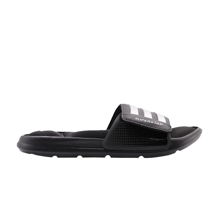 

adidas Superstar Slide Core Black Silver Men Sneakers Metallic-Silver B43623 46⅔
