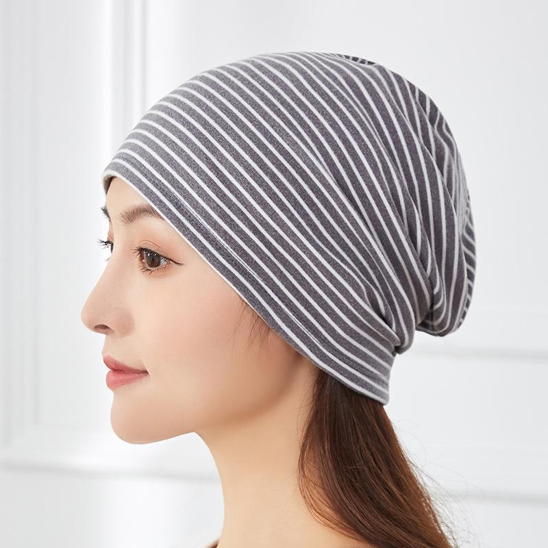 2025 Four Seasons Striped Breathable Maternity Headscarf