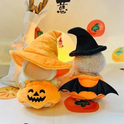 Compatible Labubu Hanging Ornaments Halloween Pumpkin One-Piece Clothes Baby Clothes Accessories Set Labubu Clothes Accessories