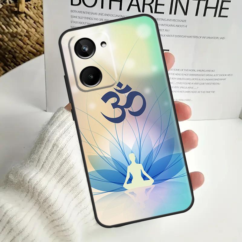 Aum Om Yoga Symbol Fitness Gym For Realme C75 C55 C71 C53 C67 C61 C33 C63 C51 C65 15 GT7 Pro 10 11 12 13 14 Pro Plus Case