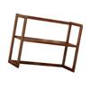 Desktop Organizer Holder Tabletop Stand Display Shelf Reinforced Backboard Seasoning Rack Storage Shelves Rack for Countertop