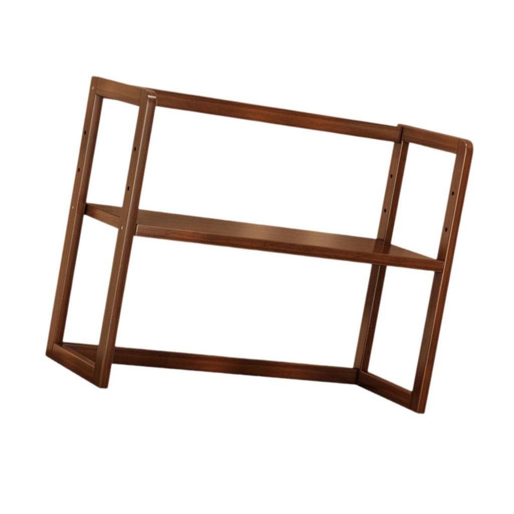 Desktop Organizer Holder Tabletop Stand Display Shelf Reinforced Backboard Seasoning Rack Storage Shelves Rack for Countertop