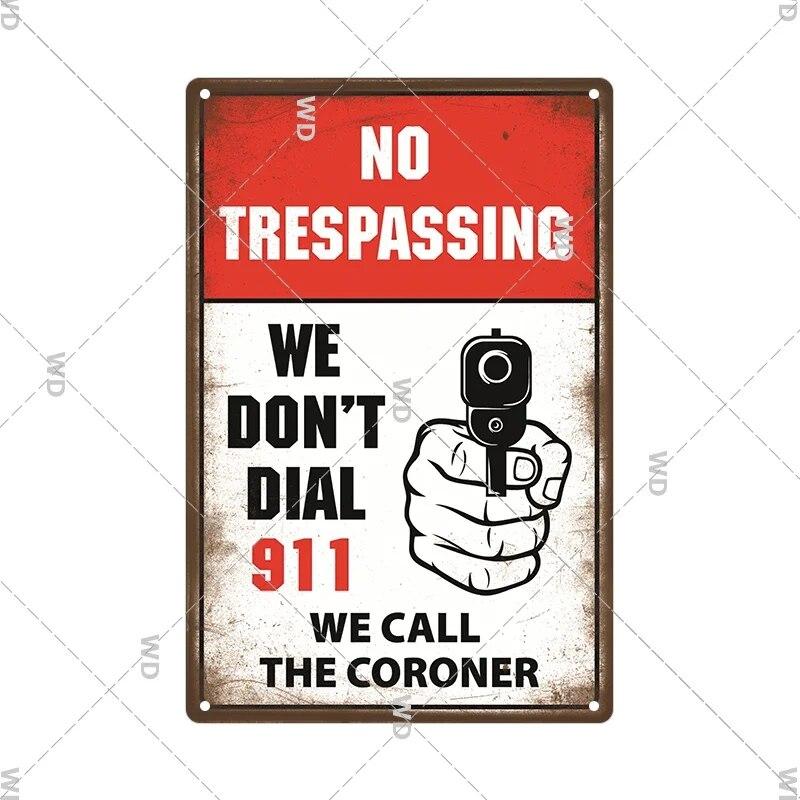 

Предупреждающий металлический знак, винтажная металлическая табличка, зона 51, вход воспрещен, ретро-сад и двор, оловянный знак, декор для гаража и парка 20x30cm