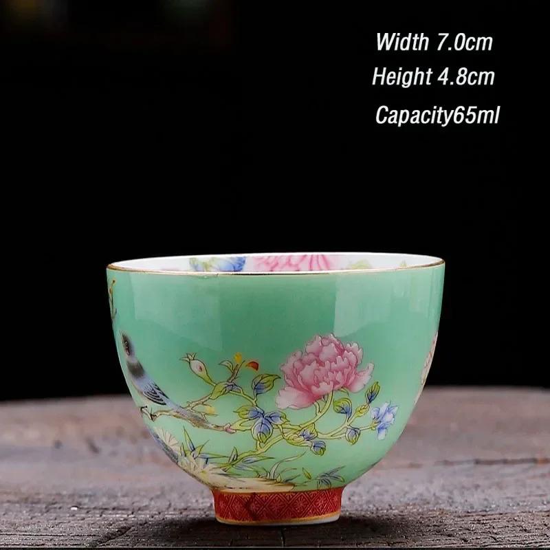 Enamel Colored Ceramic Tea Cup,Porcelain Tea Bowl, Espresso Cups, Pottery Coffee Mug, Afternoon Teacup Mugs, Coffee Cups,1 PC