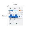 Chint 2P63A Air Switch with 32A RCCB for Three-Phase Electricity Protection and Household Circuit Breaking