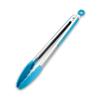 12" High-Temp Silicone Non-Slip Food Tongs: Ideal for Bread, Steak, and Barbecue.