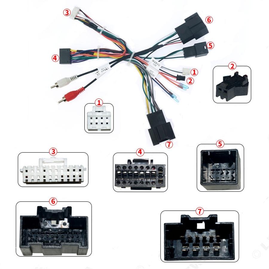 Car Audio 16pin Wire Harness With Canbus Box Set For 2016-2018 Chevrolet Sail 3