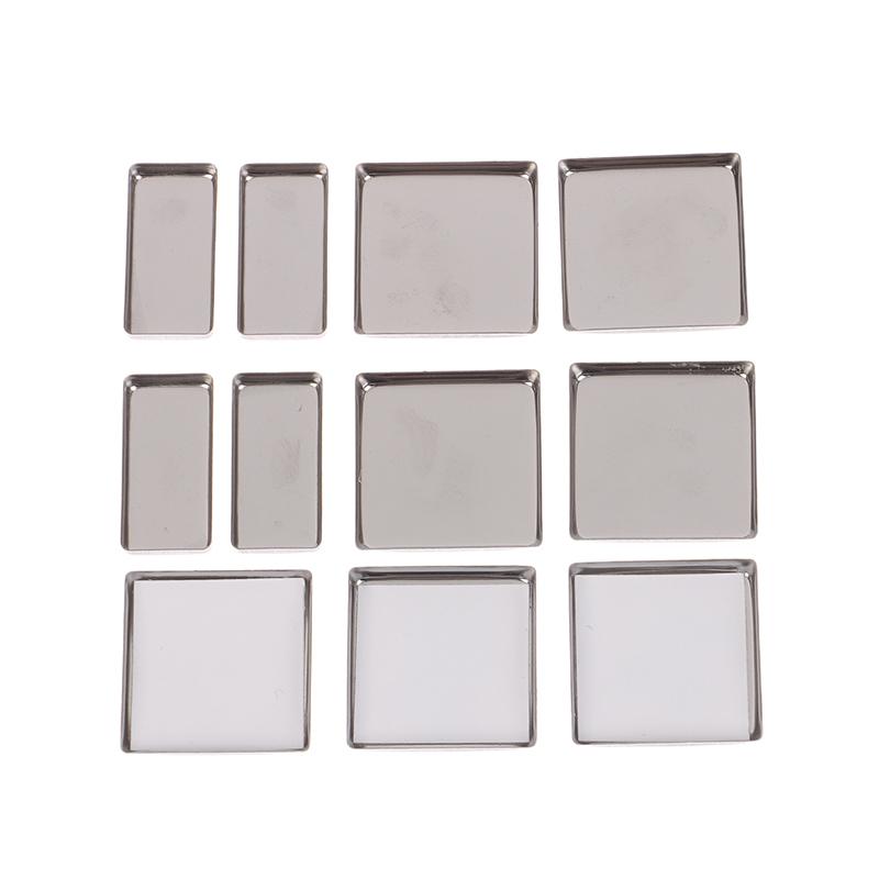 1/2/5/10Pcs Travel Watercolor Box Packaging Grid Magnetic Aluminum Palette 0.5ml/1ml/2ml Professional Paint Art Supplies Box