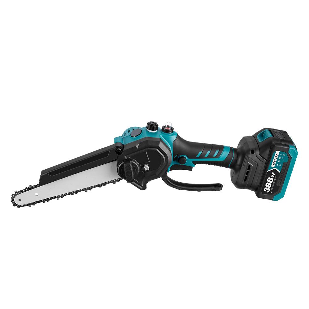 YOFIDRA 8 Inch Brushless Electric Chainsaw Cordless Rechargeable Woodworking Garden Pruning Saw Tool for Makita 18V Battery
