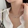 Women's Metal Chain Lrregular Titanium Steel Non-fading Necklace Jewelry