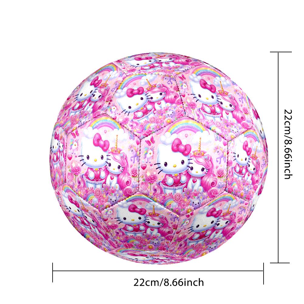 1pc Lovely Cat Soccer Ball, Athletic Standard Football Size 5 Lightweight Sports Match Soccer Ball, Perfect Gift for Sports Enthusiasts