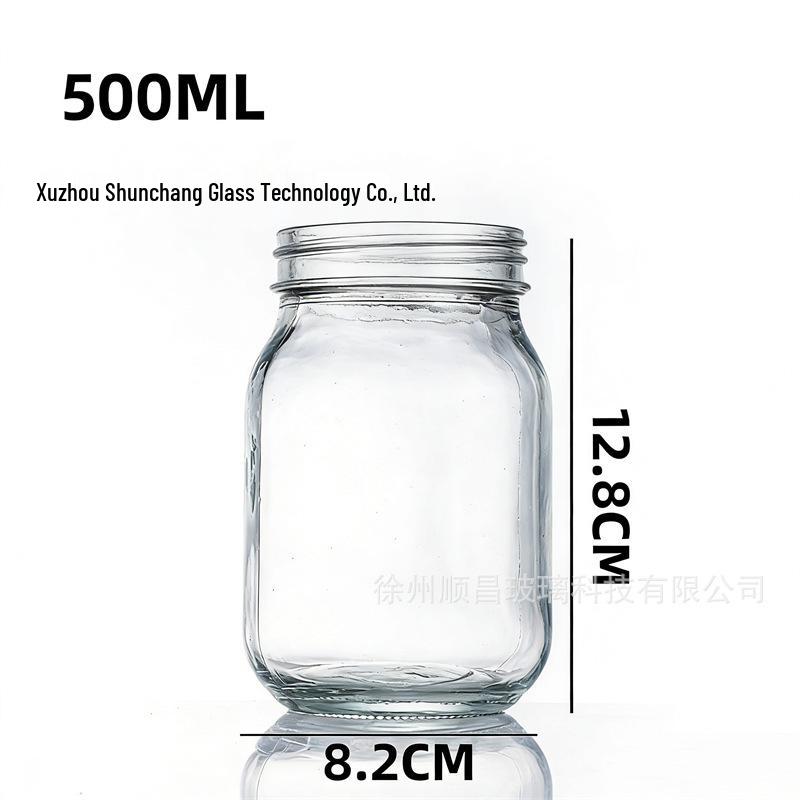 

1000ml Mason Jar Set with 304 Stainless Steel Mesh Lid for Home Sprout Growing