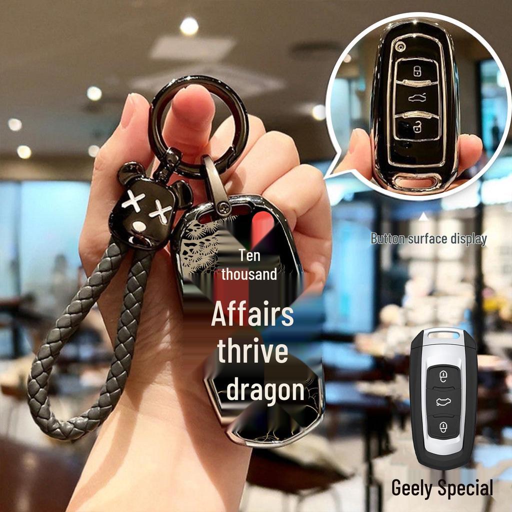 Passt für Geely Autoschlüsselabdeckungen: GL, Emgrand, GS, S1, Boyue, X3, Vision, X6, King Kong, Borui.