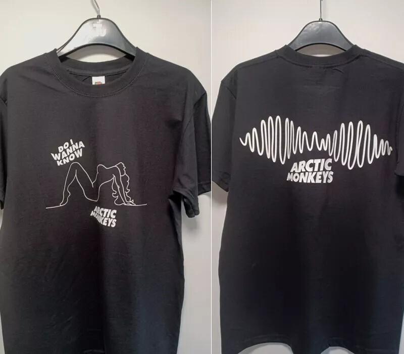 Arctic Monkeys Do I Wanna Know 2 Side Short Sleeve Unisex T shirt S5XL Unisex T-Shirt XL