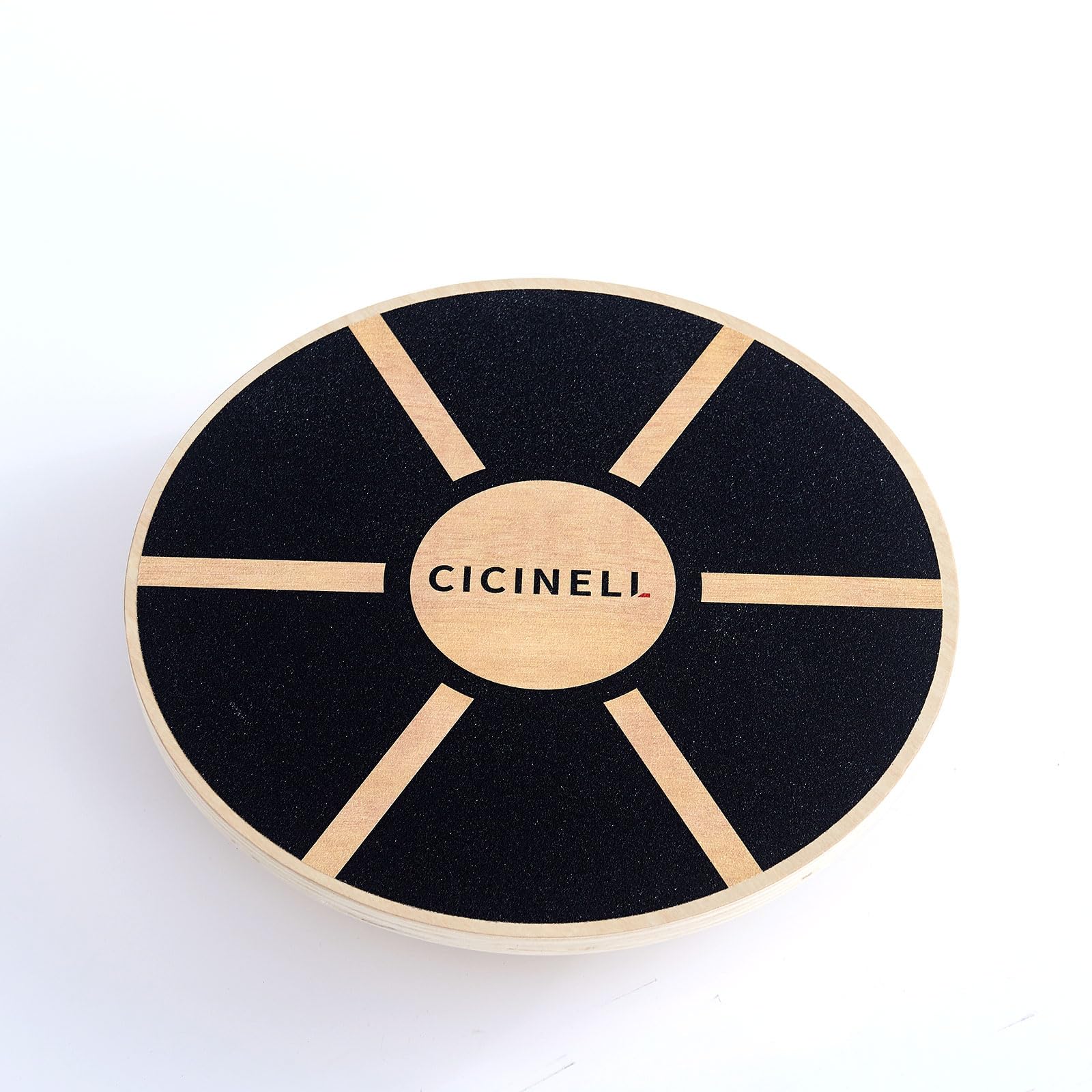 

CICINELL Wooden Balance for Core Balance and Home Training Board, Circular, 39.5cm Diameter, Non-Slip, Training, Enhancement, Diet, Fitness, Exercise,