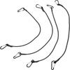 4pcs Quick Attach Bungee Cord Double Stretch Elastic Rope Lightweight Bungee Rope  Outdoor