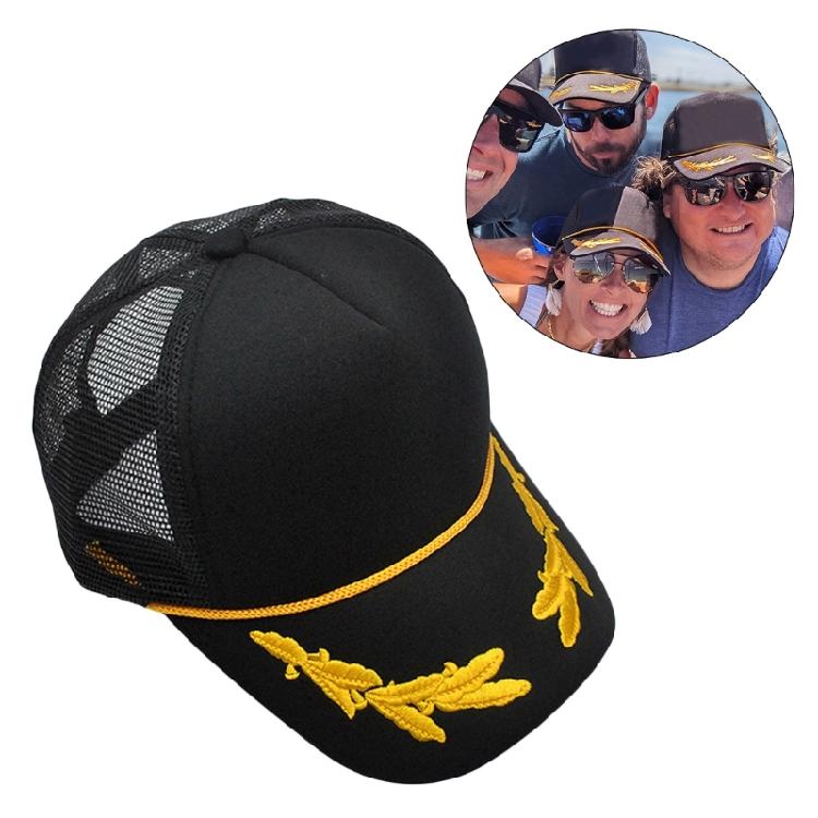 Damen Herren Baseballkappen Hut mit Blattstickerei für Teenager Outdoor Auffälliger Hut