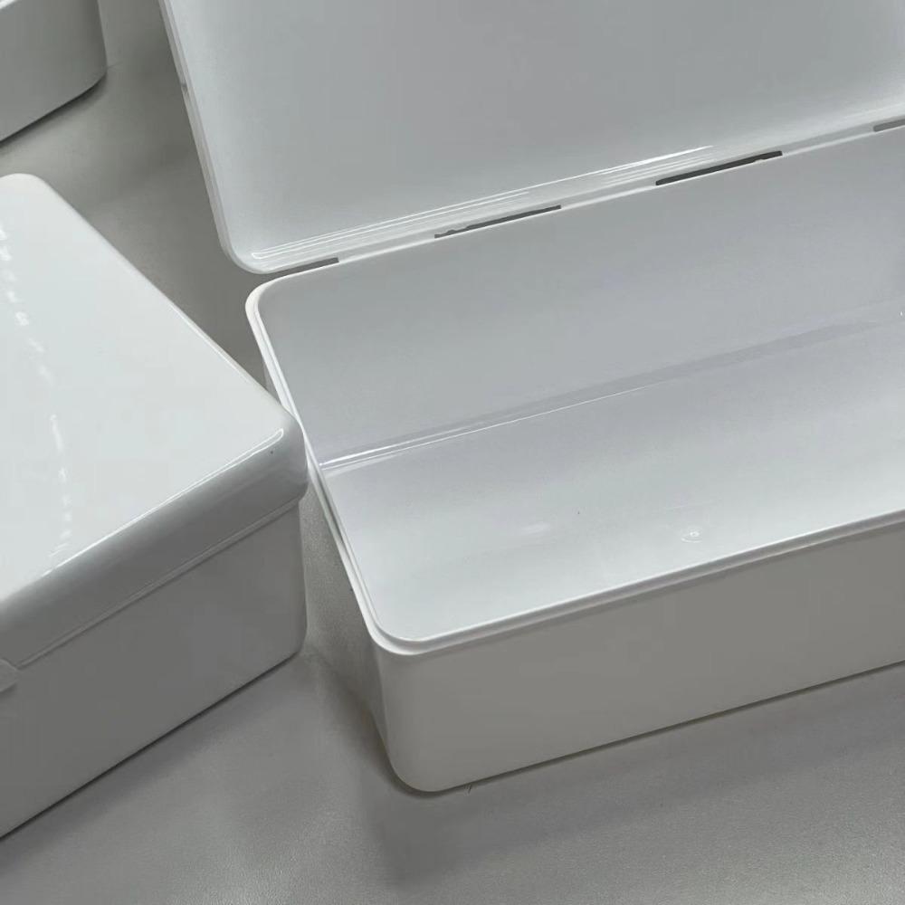 Dustproof Storage Box White Photo Collect Box Ins Organizer Box  Jewelry Lipstick