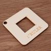 Wooden Knitting Needle Gauge Square Tool