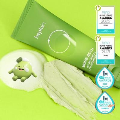 Be-Plain Mung Bean Mildly Acidic Cleansing Foam 80ml