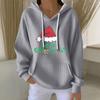 Women's Fashion Casual Christmas Angel Print Pullover Long-Sleeve Sweatshirt
