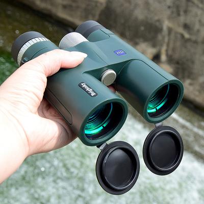 Binoculars 12x42 Dark Green HD High Magnification Private Model Design Foreign Trade Factory Supply