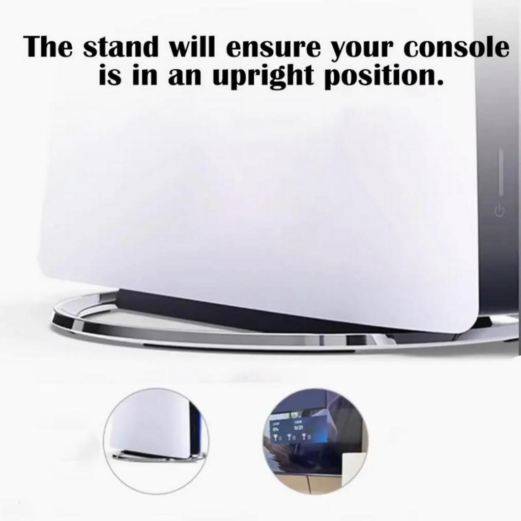 XBERSTAR PS5 Pro Vertical Stand for Sony PS5/PS5 Slim/PS5 Pro Console, Stand Base, PS5 Pro Stand Accessories