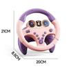 Co-pilot Steering Wheel Toy for Toddlers - Simulated Car for Early Education, Perfect for 3-Year-Old Boys - Ideal Children's Day Gift