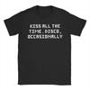 Kiss All The Time Disco T Shirt For Unisex Unisex Cotton Novelty TShirt Crewneck Harrys Music Styles Tee Shirt Short Sleeve Summer