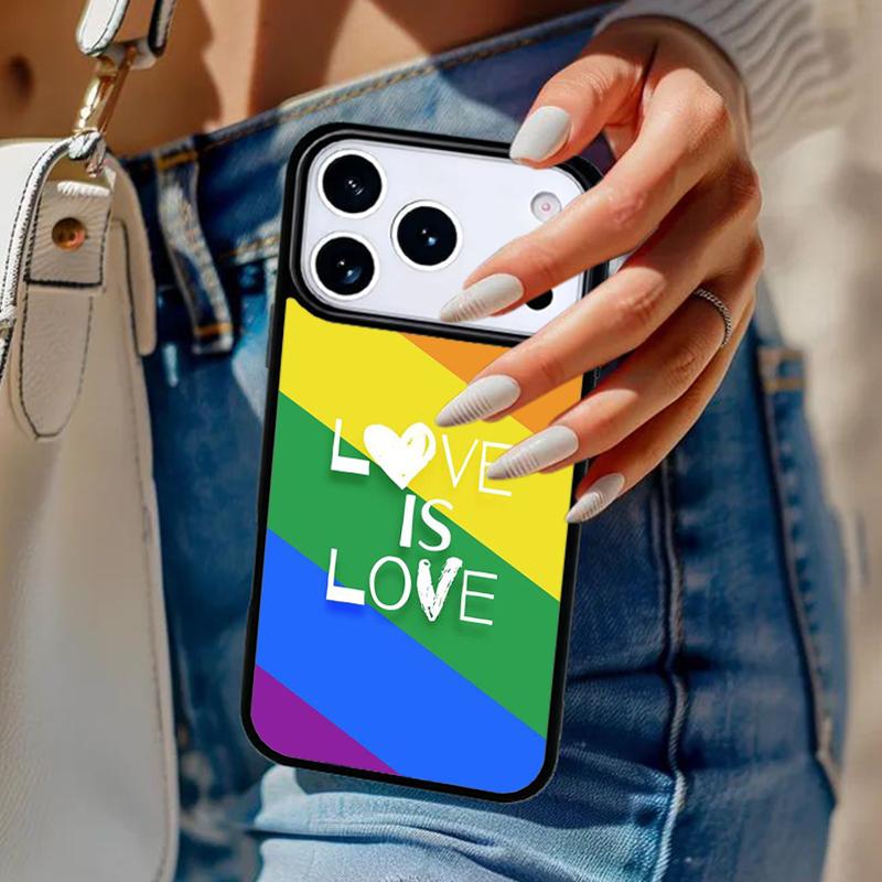 

Gay Lesbian LGBT Rainbow Pride Phone Case For iPhone 17 Air 14 15 13 12 Max Cover For Apple 14 15 16 16e 11 Pro Max Plus Coque iPhone 14