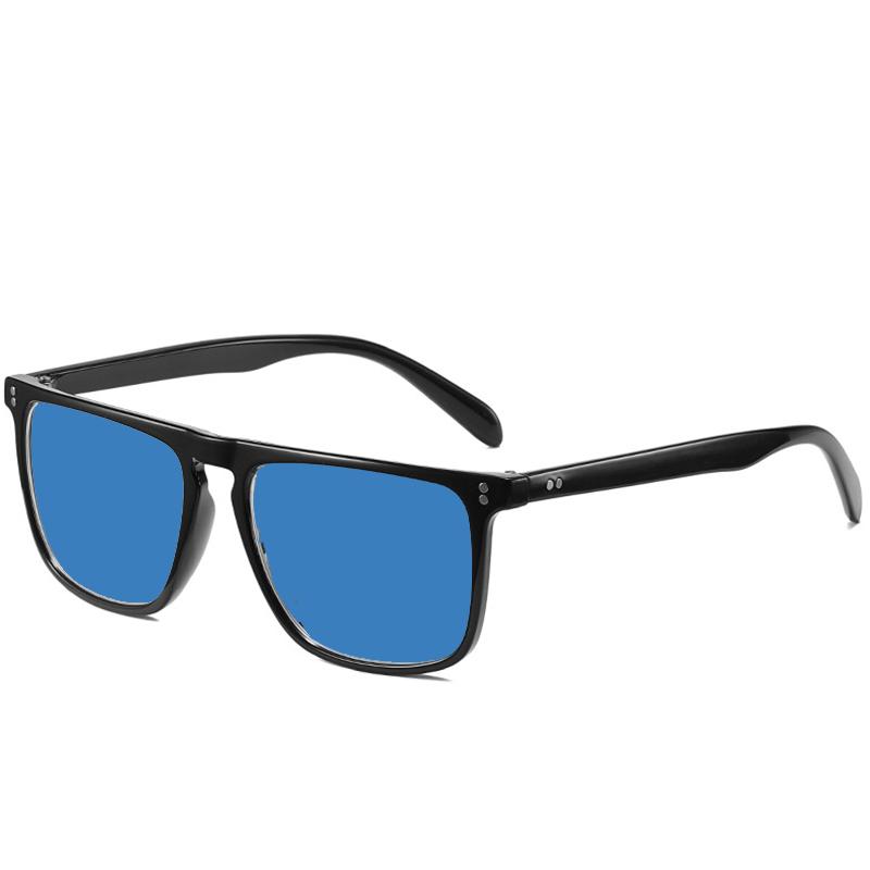 Flat Top Square Glasses Stylish Sports Eyewear for Car Running Driving Travel and Fishing Sunglasses 0 -0.5 -0.75 -1.0 To -6.0