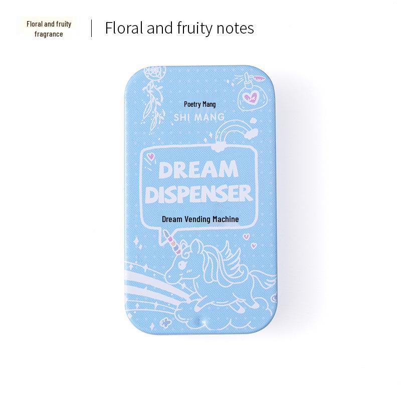 Shi Mang Peach Milk Portable Solid Perfume Balm - Long-lasting Light Fragrance for Students