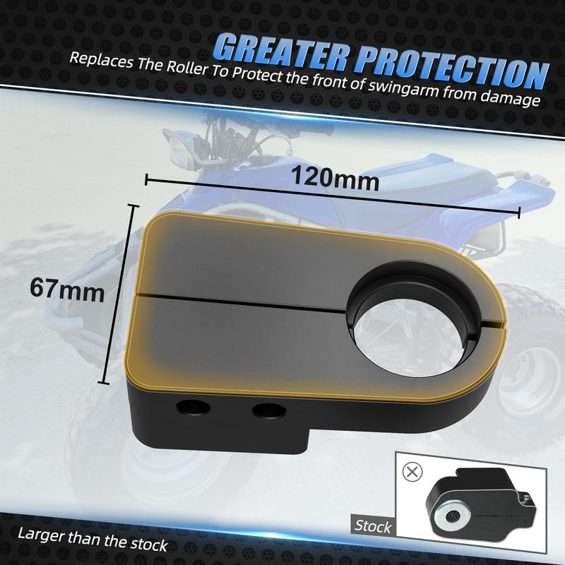 NICECNC ATV For Blaster Yamaha 200 Front Chain Guide Slider PA66 Nylon For Yamaha Blaster 200 Banshee 350 Warrior350 Raptor350