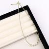 Elegant Olive Green Zircon Crystal Necklace: Retro Shine & Luxury Design for Women