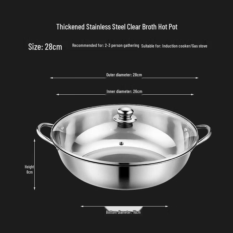 ZLIII Stainless Steel Induction Hot Pot