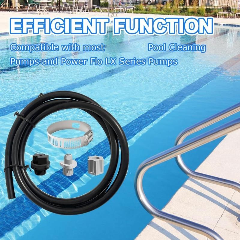 Efficient Pool Pump Connection Kit Stable Pool Filter Connection Easy to Use Connection Pack for CL200/CL220 Filters