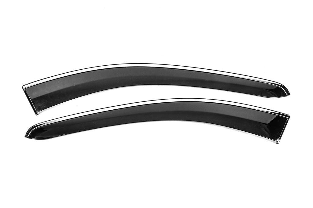 

Wind deflectors with chrome Niken Luxury (2 pcs) for Ford Connect 2021-