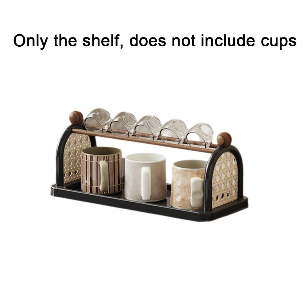 Saving Space Cup Holder Plastic Mug Storage Rack Multifunctional Water Cup Racks  Kitchen