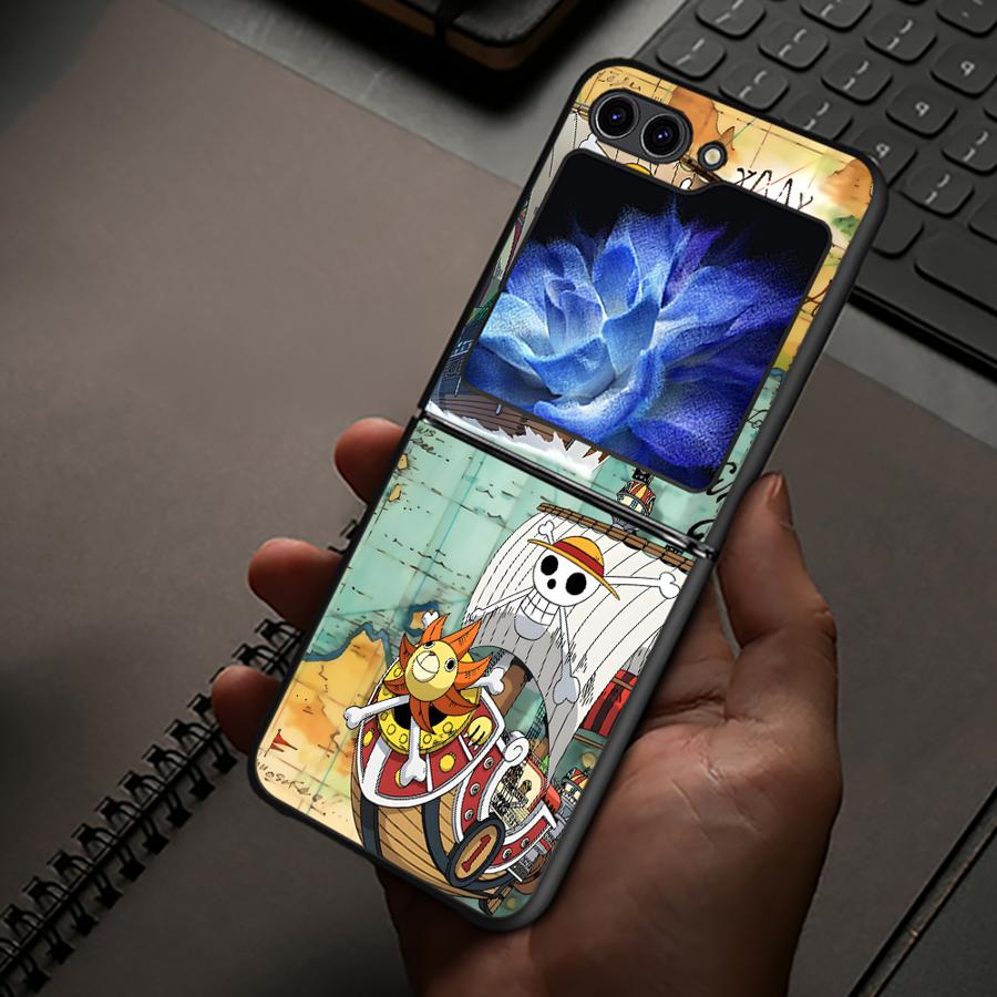 

Hard Phone Cover Case for Samsung Galaxy ZFlip5 Z Flip 7 6 5 4 3 ZFlip6 ZFlip3 ZFlip4 ZFlip7 FE One Piece Captain Luffy Galaxy Z Flip3 5G