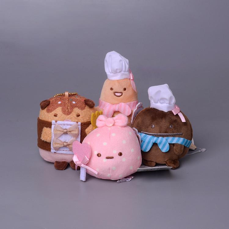 House Sumikkogurashi Dessert Series Plush Toy Strawberry Fried Shrimp Child Gift