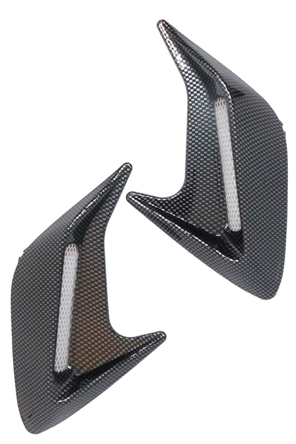 

MORYTRADE Dummy Duct Aero Fender Side Bonnet Fins (12-L Carbon Fiber)