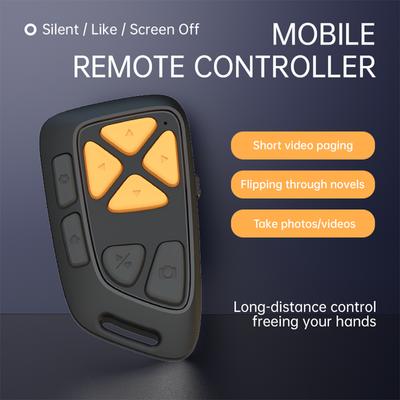 Video Scrolling Remote Bluetooth-Compatible 10M Control Range Camera Photo Shutter Clicker Remote Camera Video Recording Remote