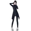 Women's Autumn 2024 Yoga and Sportswear Set: Running Jacket, Tennis/Badminton Skirt, and Fitness Pants