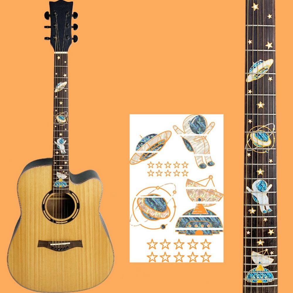 PVC Guitar Fretboard Sticker Guitarra Accessories Electric Guitar Parts Bass Inlay Decal DIY Instrument Decorations