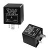 HUIQIAODS [3-Pin] High Fla Prevention IC Turn Signal Relay Halogen LED Compatible 150W